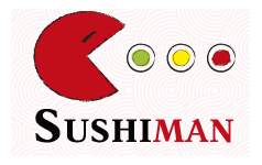 Sushi man. Сушиман. Сушиман Донецк логотип.